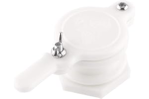 Akozon Plastica Ape Miele Rubinetto Valvola a saracinesca Estrattore di apicoltura Strumento per imbottigliamento Apicoltore (Bianco)