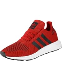 boys red adidas trainers