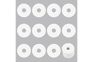 FINGERINSPIRE 150 etiquetas de nombre para bebidas y marcadores de vidrio vacíos, etiquetas redondas blancas de 70 mm, para invitados a fiestas