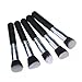 Tonsee Pro 10pcs Makeup Cosmetic Blush Brush Eyebrow Foundation Powder Brushes Kit Set Silver