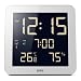 Produktbild Braun BNC014WH-RC Digital-Wanduhr, weltweiter Empfang, Weiß