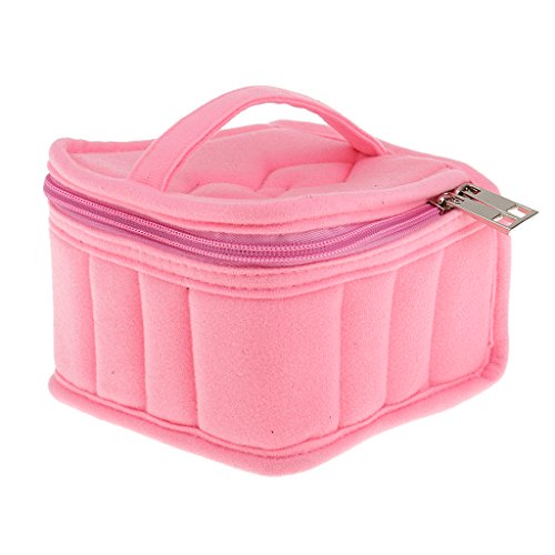 Segolike Portable 16 Bottles 15ml Essential Oil Carrying Bag Case Organizer Travel Protecting Holder Nail Polish Storage Crashproof Shockproof - pink RS.475 (58.00% Off) - Amazon