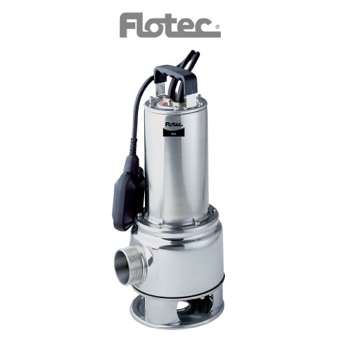 Preisvergleich Produktbild FLOTEC Edelstahl Schmutzwasser Pumpe Tauchpumpe BIOX 200 / 8 AUTO