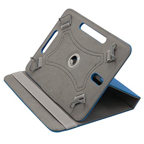 BSK Electronico Funda Universal para Tablet de 7-8 Pulgadas Funda Tablet 8 Pulgadas Universal 360 Grados de Rotación Material PU Disipación de Calor60 Grados Rotating(Azul)