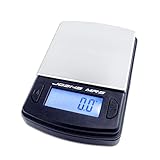 briefwaage post Inklusive 2 AAA Batterien Joshs MR5 Digitalwaage 500 Feinwaage die in 0,1 g Schritten präzise 500g oder 0,5 kg wiegt, Taschenwaage, Münzwaage, gramm, anzeige