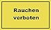 Produktbild Metafranc Hinweisschild "Rauchen verboten" - 250 x 150 mm / Beschilderung / Infoschild / Verbotsschild / Rauchverbot / Nicht-Raucher-Bereich / 500080