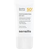 Sensilis - Photocorrection AR, Facial Sun Cream SPF50+, 40 ml | SPF50+, Reduce Redness, Rosacea, Couperose, Calm, Firm, Sensi
