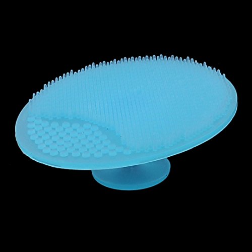 2 x Facial Cleansing Pad Blackhead Remover Soft Brush Blue - 2