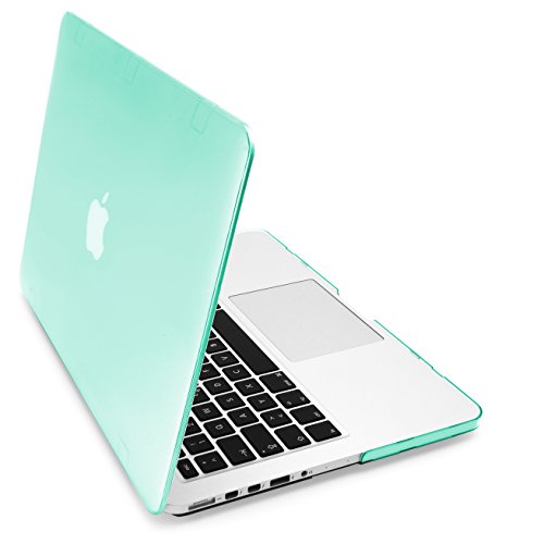 MyGadget MacBook Pro Retina 13 Zoll *Crystal* Case - Model Ende ´12 - Mitte ´16 (A1502 / A1425) Plastik Mac Hülle Schutzhülle Hartschale Cover (Türkis)