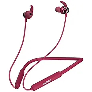 Noise Tune Active Plus Bluetooth Wireless Neckband Earphones with Fast Charging, IPX5 Water Resistant, 10mm Dynamic Drivers for Great Wireless Sound, 10 Hours of Playtime (Garnet Purple)