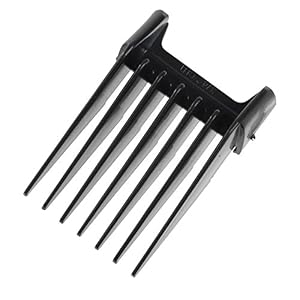 Signature Corded Hair Clippers with Stainless Steel Blades and Bundled Accessories, Black/Grey - Image 3