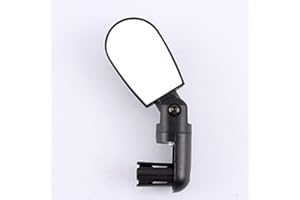 VGEBY Bike Rearview Mirrors, Black Mini Handlebar Bike Mirror Bike Mirror Rear 360 degree Adjustment Safe Rearview Mirror Cycling Bicycles And Spare Parts