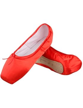 Ballet Spitzenschuhe Mädchen Satin Ballettschuhe Damen Tanzschuhe mit spitzenschoner und spitzenschuh,Bitte wählen...