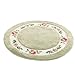 Produktbild BESTHOO Teppich Runder Teppich, Schlafzimmer Wohnzimmer drehstuhl hängenden Korb fuß pad, waschbar Hause Computer Stuhl Matte (Farbe : Green, größe : 90cm in Diameter)