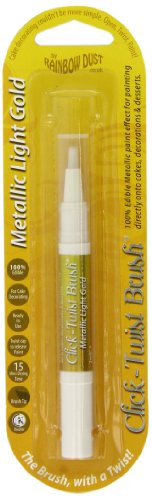 Preisvergleich Produktbild Click-Twist Food Paint Brush - Metallic Light Gold