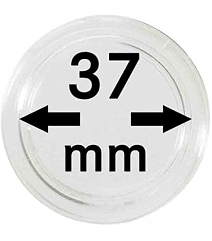 Lot De 10 Capsules De Protection Pour Pièces De Monnaie – 26 Mm, Plastique Acrylique Durable