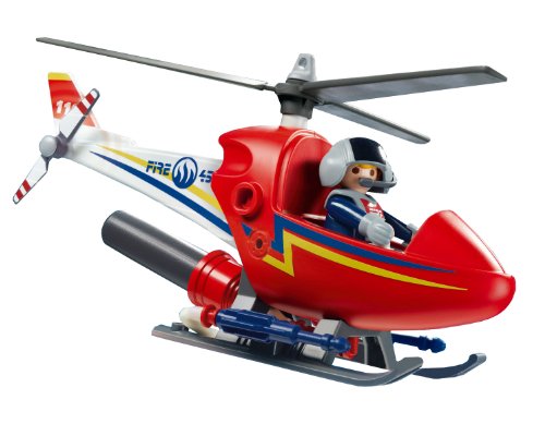 Imagen 2 de Playmobil Bomberos - Helicóptero de incendios (626122)