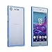 Produktbild SPAK Sony Xperia XZ1 Compact Hülle,Dual Aluminium Metallrahmen Shockproof Abdeckung für Sony Xperia XZ1 Compact (Blau)