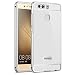 Produktbild Sunroyal Detachable Metall Case Cover - Aluminium Bumper Case für Huawei Ascend P9 5.2 Zoll Metal Hülle Alu Metal Schutz PC Chrom Cover Ultra Slim Handy Tasche LUXUS Metall Back Cover Schutzhülle Rahmenschutz Harte Hard Schale Crytsal, Silver Silber