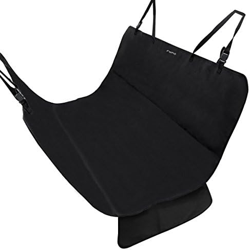 Fypo Pet Back Seat Cover Rear Waterproof Fabric Pet Hammock Style Boot Mat Liner for Cars Vehicles Trucks SUV Extra Large Size 166 x 140 x 1cm (65"*55") - Black