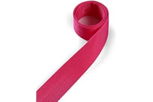 1buy3 Fettuccia Polipropilene, Alta 50 mm e Lunga 4 Metri, Colore: 13 - Fucsia | Anche Alta 20mm, 25mm, 30mm o 40mm | 4 o 12 Metri di Lunghezza | 30 Colori