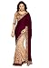 KBF Net-Velvet Material Saree With Blouse (Red) RS.630.00