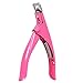 Pink Manicure Nail Cutter Stainless Steel Nail Clipper Acrylic Gel False Nail Tip Cutter Clipper Nail Tool