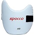 SPOCCO | Cricket PRO Chest Guard for Youth | White | Right Hand Batsmen | CG35