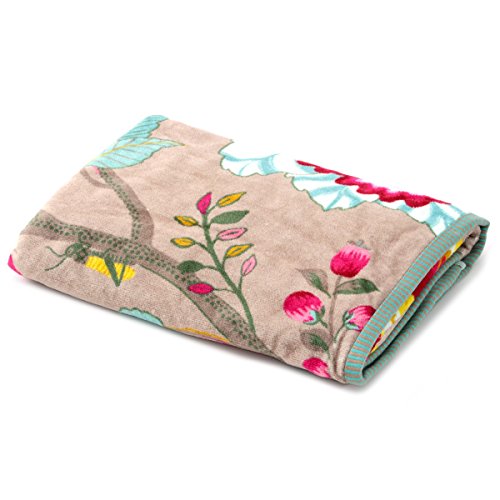 Pip Studio 260256202003 Floral Fantasy Handtuch Baumwolle khaki 55 x 100 cm