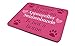 Price comparison product image Appenzeller Sennenhunde, Dog Breed Mouse Mat, A House Is Not A Home Without.' Design, Pink, Size 23cm x 18cm x 5mm.