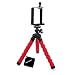 Produktbild Flexible Mini Tripod,xhorizon(TM)MW8 Lightweight Octopus Style Compact Portable and Adjustable Tripod Stand with Mount Holder for Smartphone, Camera, Webcam, Mobile Cell Phone - Rot