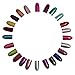 KurtzyTM 24 Pack Nail Polishes Varnish 10ml Metallic Glitter Sparkly Nail Art