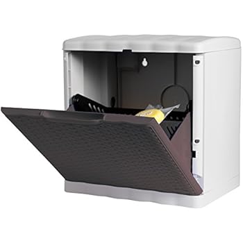 Scarpiera Harmony Box In Plastica - Tortora, 51x19x39 Cm, Modulare E Appendiabile - Foto 6