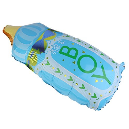 MagiDeal Baby Shower Party Ballons (Fuß + Milchflasche) + „Mum to be“ Schärpe Set - 7