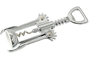 FACKELMANN Korkenzieher, Metall, Silber