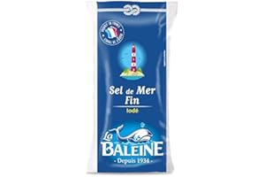 BENEDICTA LA BALEINE - Sel De Mer Fin Iode Sachet Poly 500G - Lot De 3 - meilleure offre