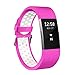 Produktbild Fitbit Charge 2 Armband, Sportfun Weiches Silikon Sportarmband Ersatzarmband verstellbares Uhrenarmband für Fitbit Charge 2(Größe L) (02)
