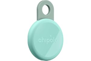 Chipolo Loop – Tag di tracciamento Bluetooth ricaricabile, localizzatore di oggetti per chiavi e borse, compatibile con Apple Find My o Find Hub su Android, avvisi fuori portata per Android e chiama