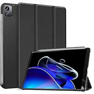 Robustrion Trifold Flip Stand Case Cover for Realme Pad X 11 inch Tablet Cover - Black