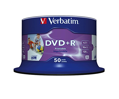 Verbatim DVD + R Wide Inkjet Printable no ID Brand 4.7 GB DVD + R - 2