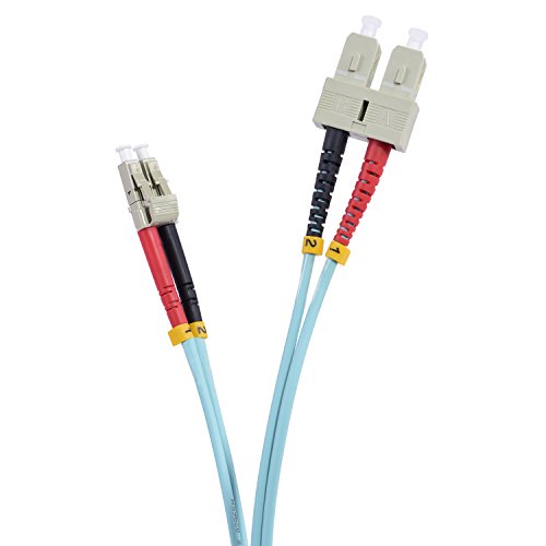 TPFNet 30m Cable de Fibra Óptica Duplex Multimodo OM3 SC/LC - 50/125µm - 10Gb