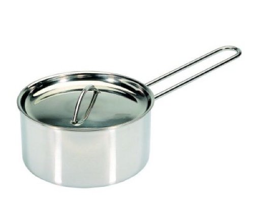 Preisvergleich Produktbild Fuchs 4952 Stieltopf groß mit Deckel aus Edelstahl