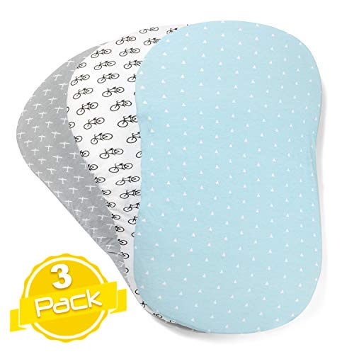 Bassinet Sheet Set Cradle Fitted Sheets For Bassinet Mattress Pads