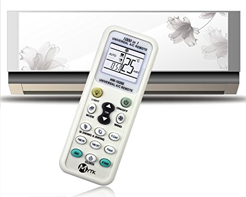 MYTK 1000 in 1 Universal Klimaanlagen Fernbedienung für Klimageräte mit integrierter Taschenlampe im 3er-Pack - 7