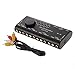 Price comparison product image Prima05Sally 4 in 1 Out AV RCA Switch Box AV Audio Video Signal Switcher Splitter 4 Way Selector with RCA Cable For Television DVD VCD TV