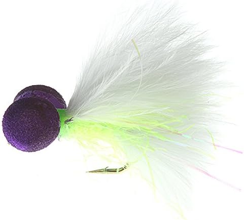Taimen Fly Tying Booby Cat Straggle Purple Eyes #10