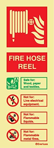 High Performance Fire Hose Reel Sign with UV Resistance & 5 Year Warrenty - Portrait