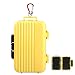 Produktbild LXH Speicherkarten Schutzbox / Schutzhülle / Memory Card Case / Card Safe Waterproof & Shockproof 24 Slots Gepäck-Speicherkarten-Etui Halter für 4 (CF) Compact Flash & 8 Secure Digital (SD) & 12 TF / Micro SD-Karten-Speicherhalter mit Karabiner (Gelb)