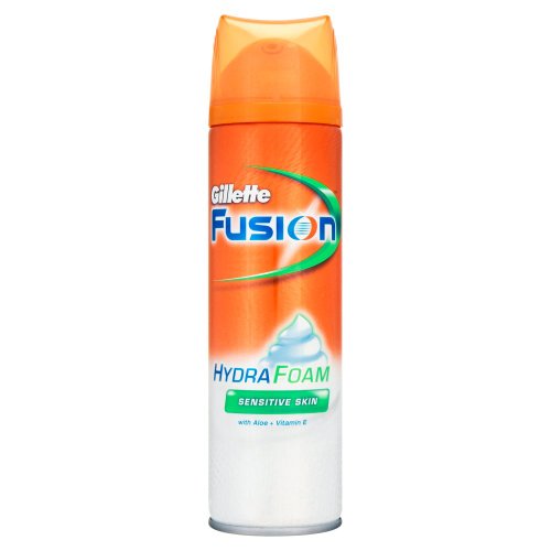 Gillette Fusion Hydra Foam Shaving Foam For Sensitive Skin 250ml