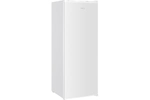 HYE Upright Freezer With 168L Capacity, 5 Clear Drawers, Reversible Door, Manual Defrost, Energy-Efficient White Design – Freestanding Tall Appliance For Big Families – RF01SDFR168W01 [2025]